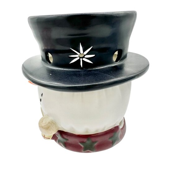 Yankee Candle Snowman Wax Warmer With ScentSationals Glistening Pine Wax Cubes - Picture 8 of 9